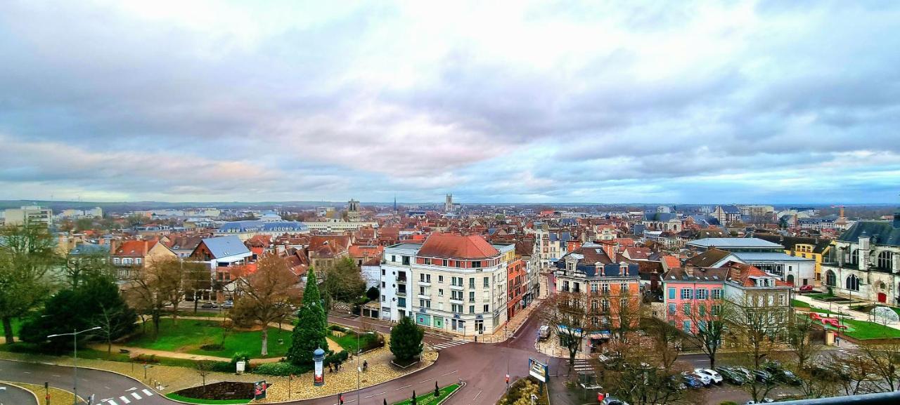 Le Perchoir, High-End & Panoramic View Apartment Troyes Exterior photo